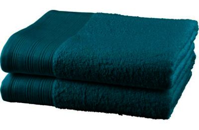 ColourMatch Pair of Bath Towels - Lagoon